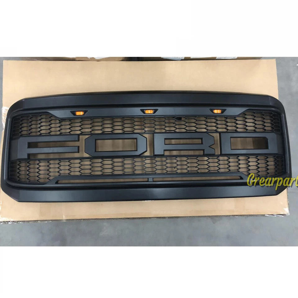 Grelha para Ford F250 F350 2005-2007 grade Super Duty Raptor estilo capô de malha - Imagem 1 de 4