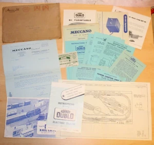 Hornby Dublo Meccano AUG 1957 Persönlicher Brief & Literatur - Ephemera - Bild 1 von 7