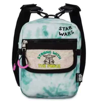 Mini Mochila Star Wars The Mandalorian Grogu "Fuerte con la Fuerza" Nueva con Etiqueta Foto 1 de 4