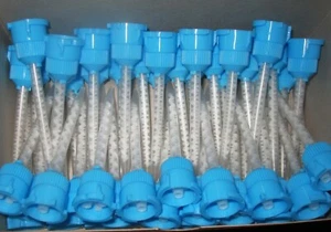 Crown & Bridge Blue/ Clear HP Dental impression Mixing Tips 1:1 ratio - Picture 1 of 2