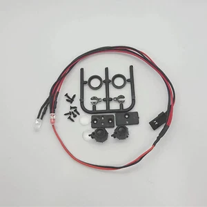 Climbing Car Spotlight Round Square with Base for SCX24 1/241/12 1/16 Model Car - Picture 1 of 6