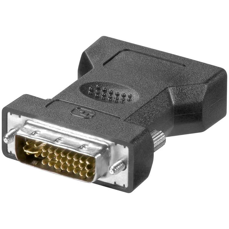 analoger Adapter DVI-I Stecker Dual-Link (24+5 pin) > VGA-Buchse (15-polig) - Bild 1 von 1