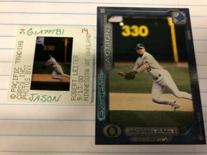 2001 PACIFIC TRADING CARDS Jason Giambi Oakland Athletics A's SLIDE NEGATIVE 1/1 - Picture 1 of 2