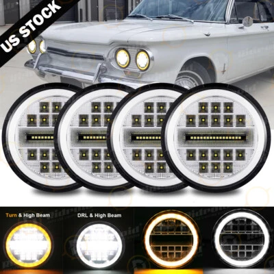 Faro LED 4 piezas 5 3/4" 5,75 para camioneta GMC C15/C1500 C25/C2500 C35/C3500 Foto 1 de 4