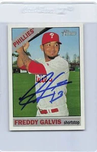 2015 Topps Heritage #596 Freddy Galvis Phillies Signed Auto *H8698 - Picture 1 of 2