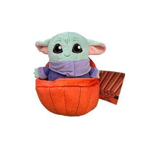 Disney Grogu Plush in Pumpkin Shell – Star Wars: The Mandalorian – Small 8'' - Picture 1 of 1