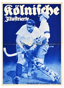 Kolnische Illustrierte Feldhockey Köln Illustriert Original Vintage Poster - Bild 1 von 1