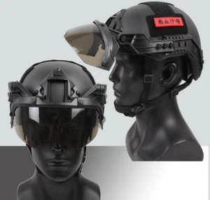 Adjustable 90 degree helmet rail type goggles suitable for FAST MICH helmet - Picture 1 of 21
