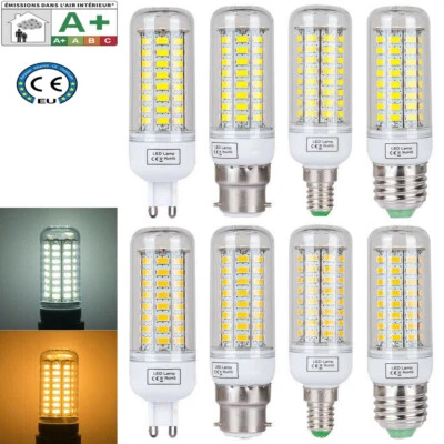 e27 led bulb G9 B22 7W 12W 15W 20W 25W SMD Corn Bulb Lamp Light Bright AC 220V - Image 1 of 4