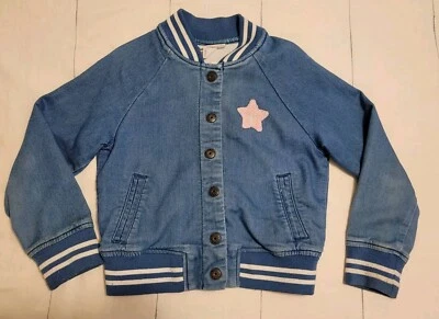 Chaqueta vaquera con parches CAT & JACK bolsillos ropa exterior 4/5 XS Foto 1 de 4