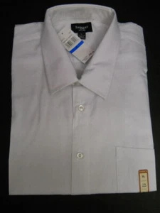 Camisa de vestir para hombre Haggar manga larga blanca brillante totalmente nueva talla X grande - Imagen 1 de 4