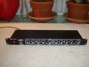 Ashly SC-22, Black Version, Stereo 2-Way Electronic Crossover, Vintage Rack - Picture 1 of 12