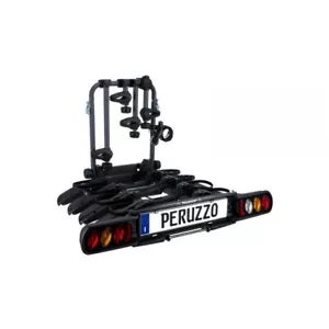 PORTABICI DA GANCIO TRAINO PERUZZO PURE INSTINCT 4 BIKES 4 BICI ART. 708/4W NEW - Foto 1 di 7