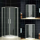 Quadrant Shower Enclosure Sliding Shower Door NANO or Tempered Glass Tray Waste