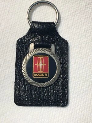 NOS ? Lincoln Mark IV Keychain, Car Auto Automobile Key Ring Accessory - Image 1 of 2