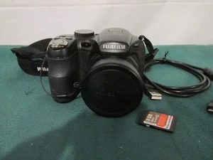 Fujifilm FinePix S2950 14.0MP Digital Camera - Black 18x Zoom - 8GB SD CARD - Picture 1 of 5