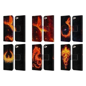 OFFICIAL CHRISTOS KARAPANOS PHOENIX LEATHER BOOK CASE FOR APPLE iPOD TOUCH MP3 - Picture 1 of 7