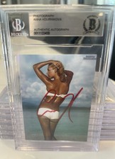 2004 Sports illustrated ANNA KOURNIKOVA SIGNED CARD Beckett CERTIFIED BGS Auto