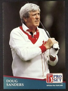 1 x 1991 PGA Tour Pro Set Golf Card # 198 Doug Sanders
