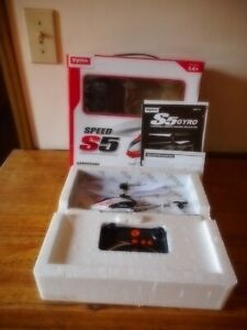 Syma Speed S5 REMOTE CONTROL HELICOPTER Gyroscope 3 Channel Ages 14+ used