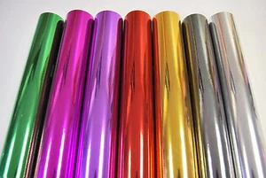Mirror Chrome Vinyl Wrap (Air/Bubble free) All Colours All Sizes - Picture 1 of 8
