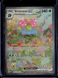 2023 POKEMON 151 198/165 VENUSAUR EX SPECIAL ILLUSTRATION RARE SIR - Picture 1 of 2