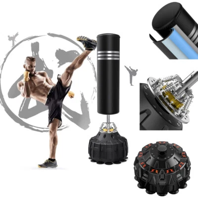 Schwarz Freistehender Boxsack für Erwachsene Heavy-Duty Boxsack Trainingsgerät - Bild 1 von 4
