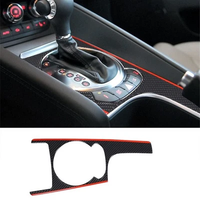Carbon Fiber Gear Shift Frame Cover Trim For Audi TT 2008-14 - Image 1 of 4