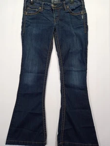 Silver Jeans Camden Rose Bell Bottom Low Rise Damen Jeans Gr. W30 X L31 Dark - Bild 1 von 12