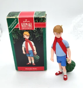 1991 Hallmark Keepsake Ornament Christopher Robin Winnie the Pooh Collection - Picture 1 of 2