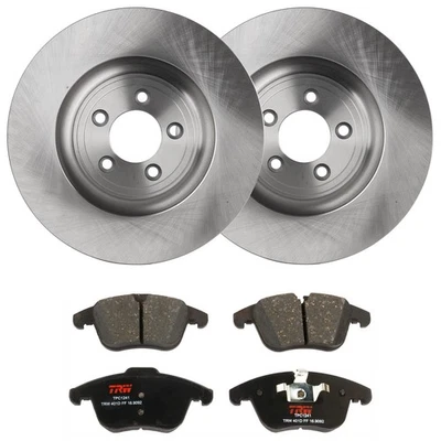 TRW KIT-072924-2400 Brake Disc and Pad Kits 2-Wheel Set Front for Jaguar XF - Image 1 of 4