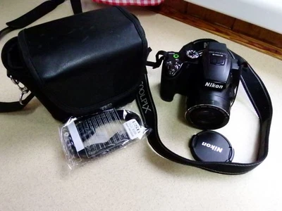 Nikon COOLPIX P500 12.1MP Digital Camera - Black - Image 1 of 4