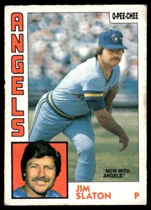 1984 O-Pee-Chee Jim Slaton California Angels #104 - Picture 1 of 2