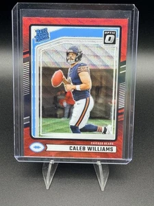 2024 Panini Donruss Rookie Caleb Williams #327 Optic Preview Red Wave Prizm (RC) - Bild 1 von 2