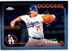 2024 Topps Chrome Update #USC75 Gavin Stone Los Angeles Dodgers - Picture 1 of 2
