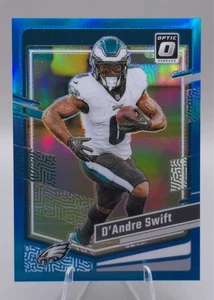 2023 Donruss Optic #155 Aqua Prizm D'Andre Swift 125/299 Eagles Bears - Picture 1 of 2
