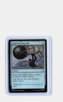 Steel Wrecking Ball MTG Marvel's Spider-Man #177 Foil Common - Image 1 of 2