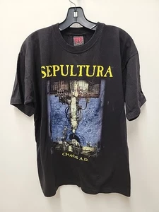 Vintage Sepultura Chaos AD Tee Herren Grafik Shirt - Bild 1 von 6