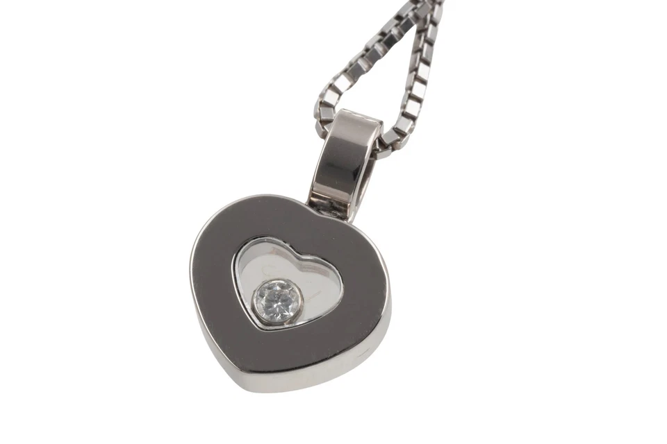 Chopard Happy Heaths Diamonds Anhänger 18k Weißgold 79/2897-20 VP: 2080,- € - Bild 1 von 4