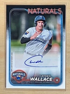 2024 Topps Pro Debut Auto Cayden Wallace Kansas City Royals Autograph - Picture 1 of 1