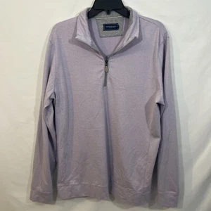 NUEVO CON ETIQUETAS VINEYARD VINES Pullover Púrpura Espiga 1/4 Cremallera Moda Tejido Mediano - Imagen 1 de 10