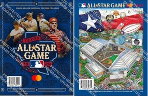 2024 TEXAS MLB ALL STAR GAME TWO PROGRAM SET ASG FAZZINO & STADIUM VERSIONS - Picture 1 of 3
