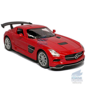 1:32 Mercedes-Benz SLS AMG Model Car Diecast Toy Vehicle Collection Gift Kid Red