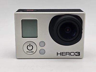 Cámara de acción GoPro Hero 3 plateada 11 MP CHDHX-301 + batería  Foto 1 de 4