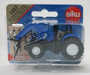 Siku Super 1487 Holland Tractor with Pallet Fork for Pallets Vehicle Model - Picture 1 of 1