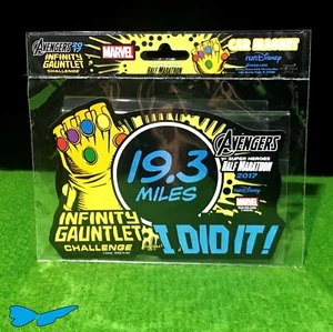 2017 Run Disney Auto Magnet Avenger Infinity Gauntlet Challenge Marathon 17 MR1 - Bild 1 von 2