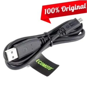 Original Motorola Black Micro-USB Charge Sync Data Cable for Moto G5 G4 Play E4 - Picture 1 of 8
