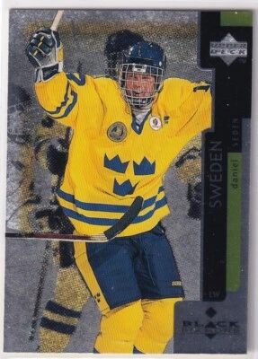 1998 Upper Deck Black Diamond Daniel Sedin RC #114 - Image 1 of 2