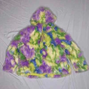 UGG Kapuzenjacke mit gefärbter Kunstfell aus Kapuzenjacke Größe XS/S neu mit Etikett - Bild 1 von 10
