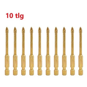 Juego de brocas de vidrio de 10 piezas brocas de baldosas brocas de cerámica brocas espejo 5-12 mm con caja - Imagen 1 de 14